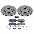 PowerStop OE Stock Replacement Low-Dust Ceramic Brake Pad and Rotor Kit