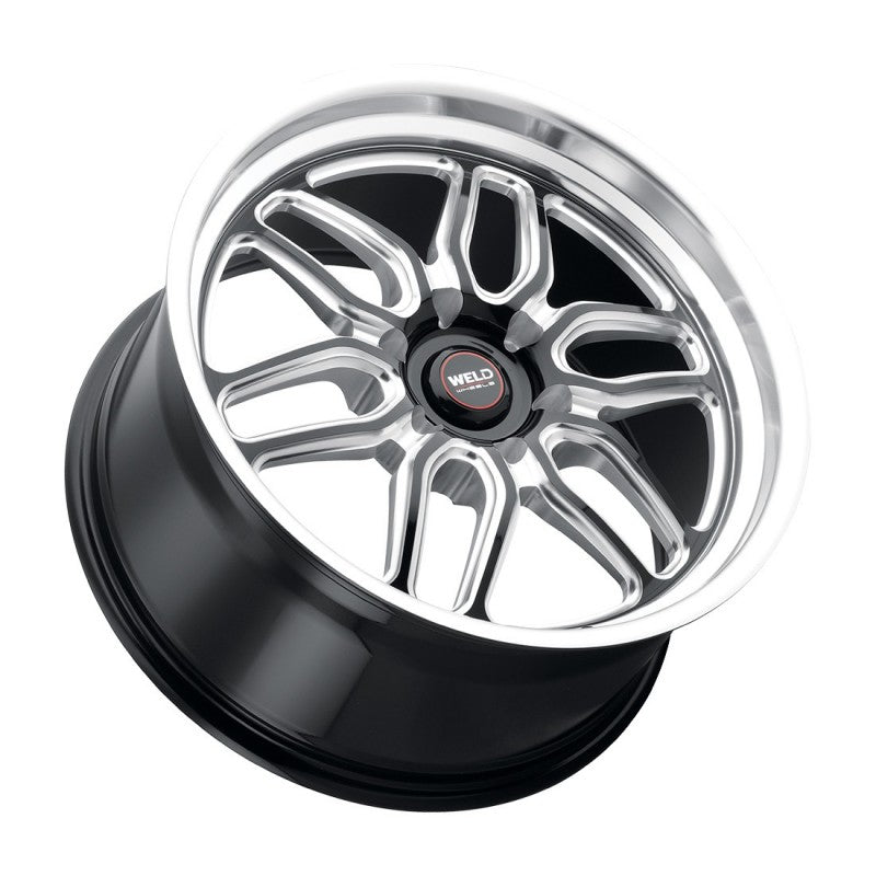 17x9.5 WELD Performance Laguna 6 Drag Black Mill 6x127 6x5 ET35 Wheel Rim