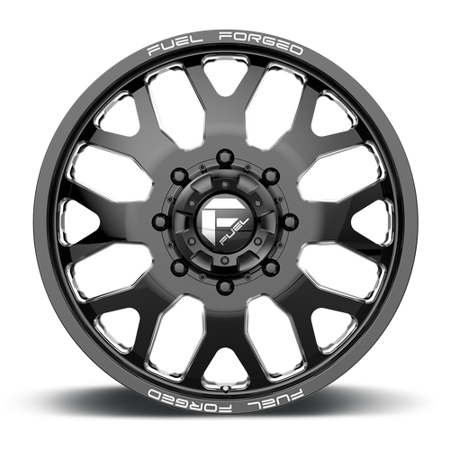 22x12 Fuel Off-Road DE19 FF19D Gloss Black Milled 10x170 ET-50 CB125.1 Wheel Rim