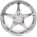 17" Replica Wheel CV05 Fits Chevrolet Corvette - C5 Rim 17x8.5 Chrome Wheel