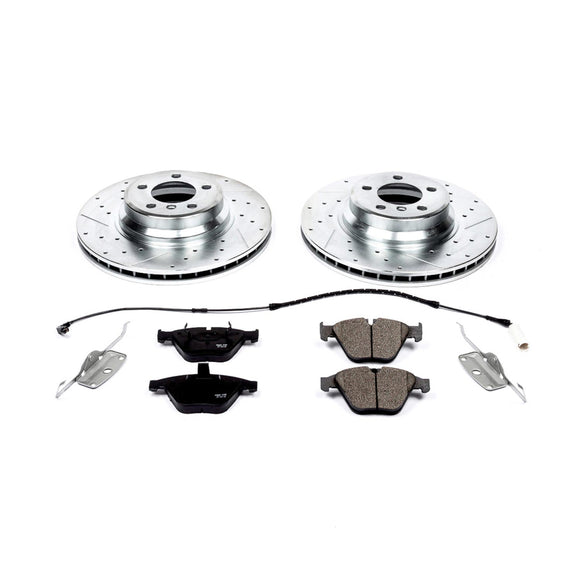 PowerStop Z23 Daily Driver Carbon-Fiber Ceramic Brake Pad and Drilled & Slotted