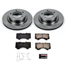 PowerStop OE Stock Replacement Low-Dust Ceramic Brake Pad and Rotor Kit