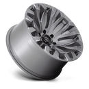 18x9 Fuel Off-Road D830 Quake Gray 5x139.7 ET1 CB78.1 Wheel Rim