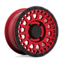 15X7 Black Rhino Powersports Parker UTV Red 4X110 ET36 Wheel Rim-1
