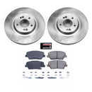 PowerStop OE Stock Replacement Low-Dust Ceramic Brake Pad and Rotor Kit