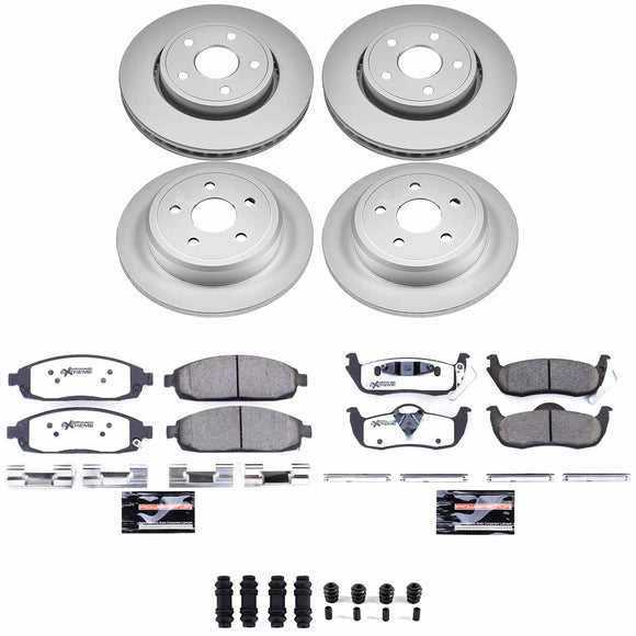 Z36 Truck & Tow Premium Carbon-Fiber Ceramic Brake Pad and Fully Coated Rotor Ki