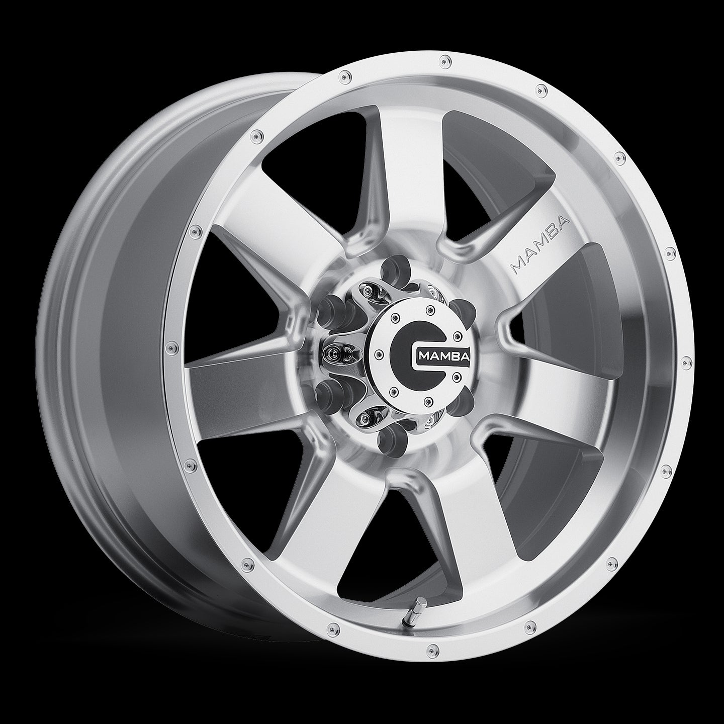 20x9 Mamba M14 Wheel/Rim 6x139.7 20x9 6-139.7 20-9 Silver ET12