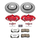 PowerStop Z26 Street Performance Ceramic Brake Pad, Drilled Slotted Rotor, and C