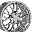 18" Replica Wheel CV08B Fits Chevrolet Corvette - C6 ZR1 Rim 18x8.5 Chrome Wheel