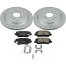 PowerStop Genuine Geomet Coated Rotor and Low-Dust Ceramic Brake Pad Kit