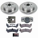 PowerStop OE Stock Replacement Low-Dust Ceramic Brake Pad, Rotor and Caliper Kit