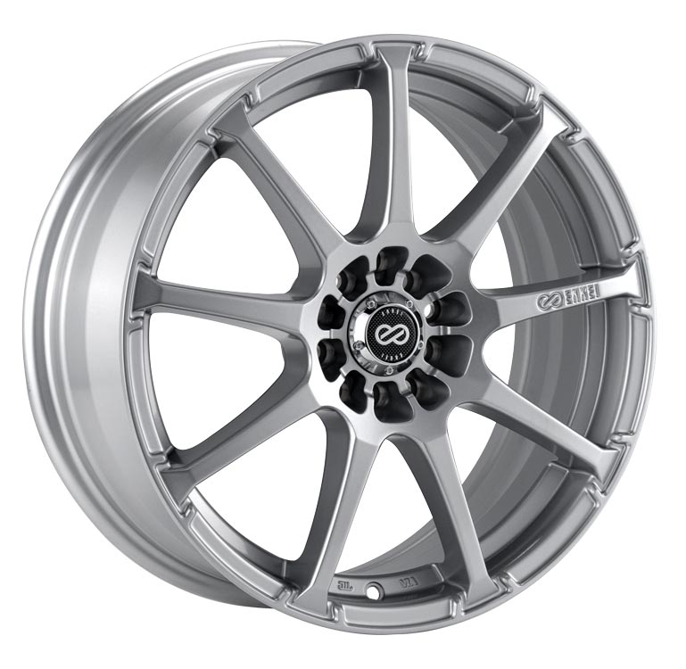 17x8 Enkei EDR9 Silver Wheel/Rim 5x100 5-100 17-8 ET45