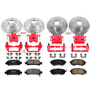 PowerStop Z23 Daily Driver Carbon-Fiber Ceramic Pads Drilled & Slotted Rotor & C