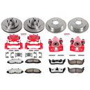 PowerStop Z36 Truck and SUV Ceramic Brake Pad, Drilled & Slotted Rotor, and Cali