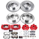 PowerStop Z36 Truck and SUV Ceramic Brake Pad, Drilled & Slotted Rotor, and Cali