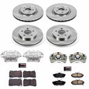 PowerStop OE Stock Replacement Low-Dust Ceramic Brake Pad, Rotor and Caliper Kit