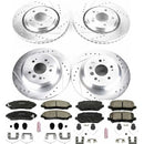 PowerStop Z23 Daily Driver Carbon-Fiber Ceramic Brake Pad and Drilled & Slotted