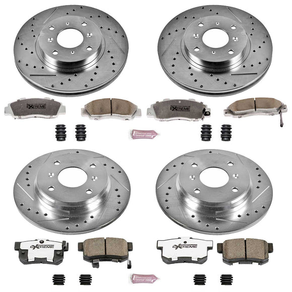 PowerStop Z26 Street Performance Ceramic Brake Pad and Drilled & Slotted Rotor K
