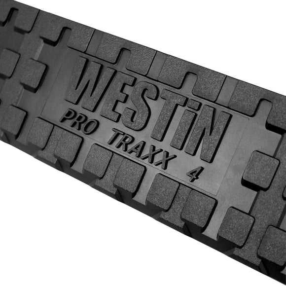 Westin PRO TRAXX 4 Oval Nerf Step Bars Powder Coated Black Steel 21-24235