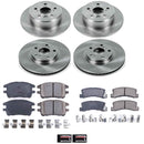 PowerStop OE Stock Replacement Low-Dust Ceramic Brake Pad and Rotor Kit