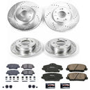 PowerStop Z23 Daily Driver Carbon-Fiber Ceramic Brake Pad and Drilled & Slotted