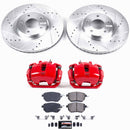 PowerStop Z23 Daily Driver Carbon-Fiber Ceramic Pads Drilled & Slotted Rotor & C