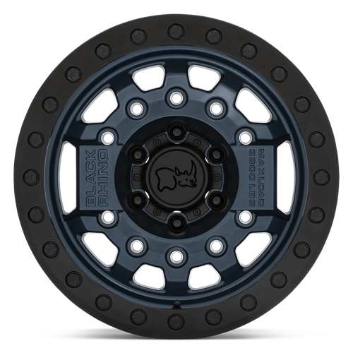 17X8.5 Black Rhino AVENGER Beadlock N-BLU BLK-HDW 6X139.7 ET-30 wheel/rim