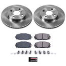 PowerStop OE Stock Replacement Low-Dust Ceramic Brake Pad and Rotor Kit