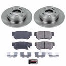 PowerStop OE Stock Replacement Low-Dust Ceramic Brake Pad and Rotor Kit
