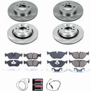 PowerStop OE Stock Replacement Low-Dust Ceramic Brake Pad and Rotor Kit