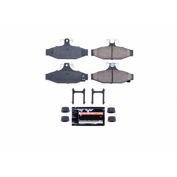 PowerStop Z23 Evolution Sport Carbon-Fiber Brake Pads With Hardware