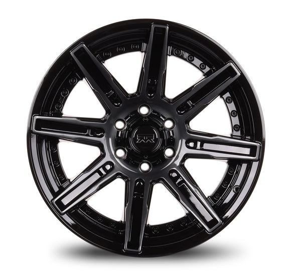 20x9 Mudder Trucker MT502 Stroker Brushed Dark Tint 6x135 ET1 Wheel Rim