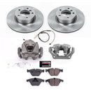 PowerStop OE Stock Replacement Low-Dust Ceramic Brake Pad, Rotor and Caliper Kit