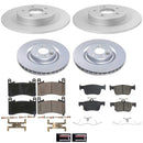 Genuine Geomet Coated Rotor and Low-Dust Ceramic Brake Pad Kit