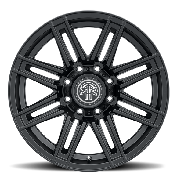 20x10 Thret Offroad Dropzone-805 Satin Black Wheel 8x180 ET-21 CB125.2