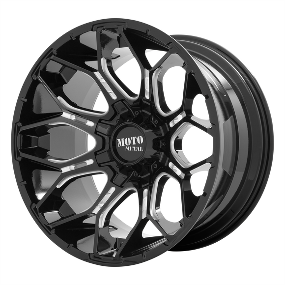 20X10 Moto Metal MO808 SNIPER G-BLK MILL 6X135/6X139.7 ET-18 wheel/rim