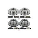 PowerStop OE Stock Replacement Low-Dust Ceramic Brake Pad and Rotor Kit