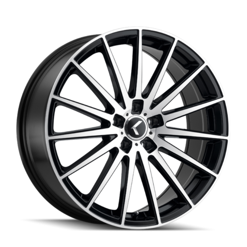 22x8.5 Kraze KR191 Stunna Matte Black Machined 5x115 ET38 Wheel Rim