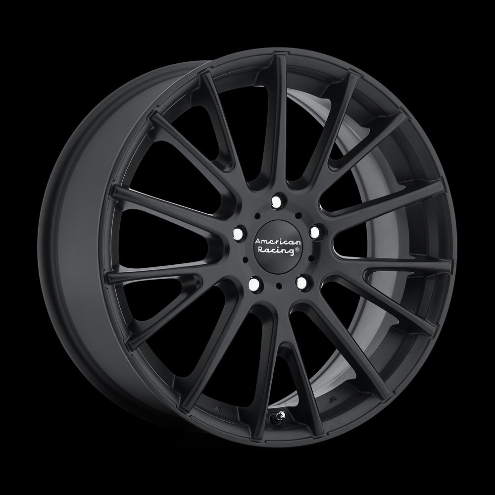 16X7 American Racing AR904 Black Wheel 5X114.3 5-114.3 16" AR90467012740