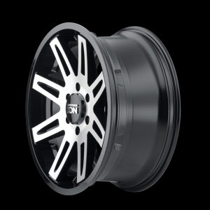 18X9 Ion Alloy 142 Black-Machined Wheel/Rim 5x127 ET0 142-8973B