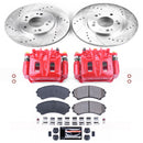 PowerStop Z23 Daily Driver Carbon-Fiber Ceramic Pads Drilled & Slotted Rotor & C