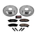 PowerStop Z23 Daily Driver Carbon-Fiber Ceramic Brake Pad and Drilled & Slotted