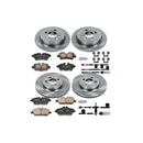 PowerStop OE Stock Replacement Low-Dust Ceramic Brake Pad and Rotor Kit