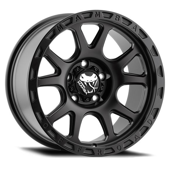 20x9 Mamba M27 Stippled Matte Black 6x139.7 6x5.5 ET12 Wheel Rim