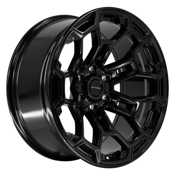 20x9 Defiant DF03 Gloss Black 6x139.7 6x5.5 ET-12 Wheel Rim