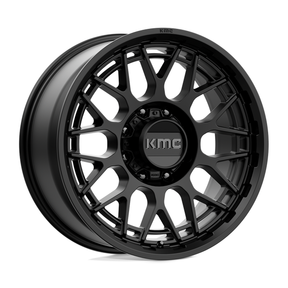 20X9 KMC KM722 Technic Satin Black 8X165.1 8X6.5 ET18 Wheel Rim