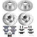 PowerStop Z23 Daily Driver Carbon-Fiber Ceramic Brake Pad and Drilled & Slotted