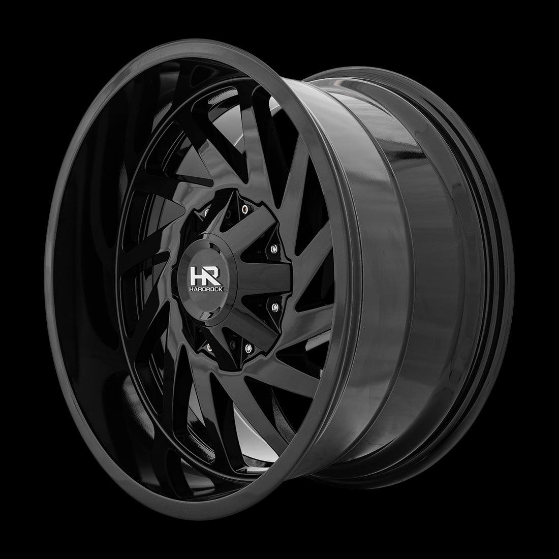 20x9 Hardrock Crusher Gloss Black 6x120/139.7 ET0 wheel/rim