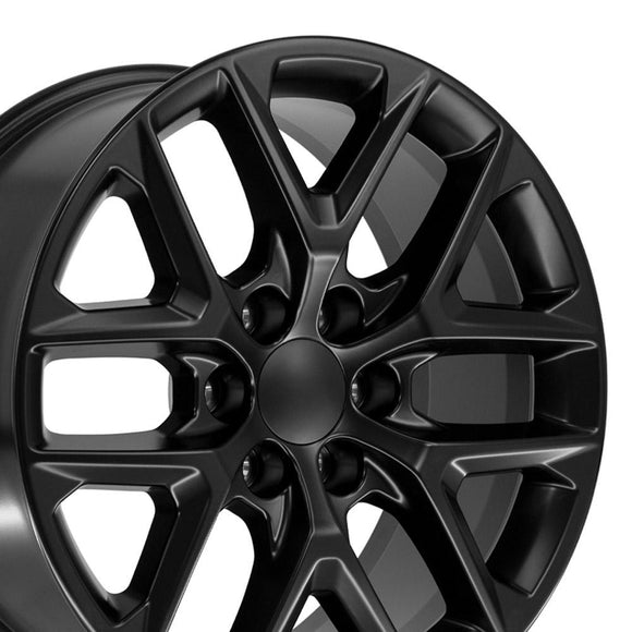 20" Replica CV62 fits Chevrolet Silverado 20 in. x 9 in. Gloss Black