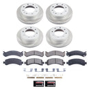 PowerStop Semi-Coated Rotor and Low-Dust Ceramic Brake Pad Kit